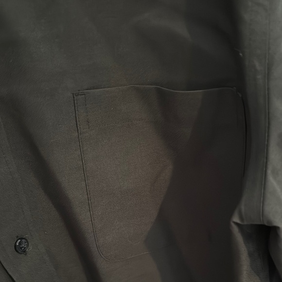 St. John's Bay Black Dress Shirt Classic Fit - Picture 4 of 5